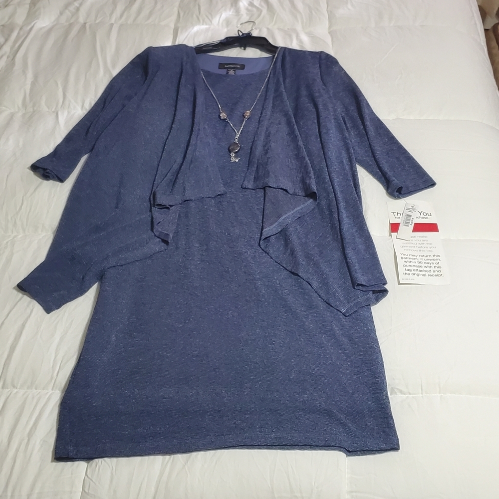 NWT Necklace Dress & Jacket